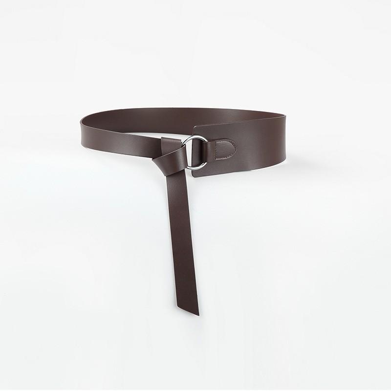 

Супер широкий женский кожаный ремень женский ремень из коровьей кожи декоративный внешний ремень для женского пальто 125cm