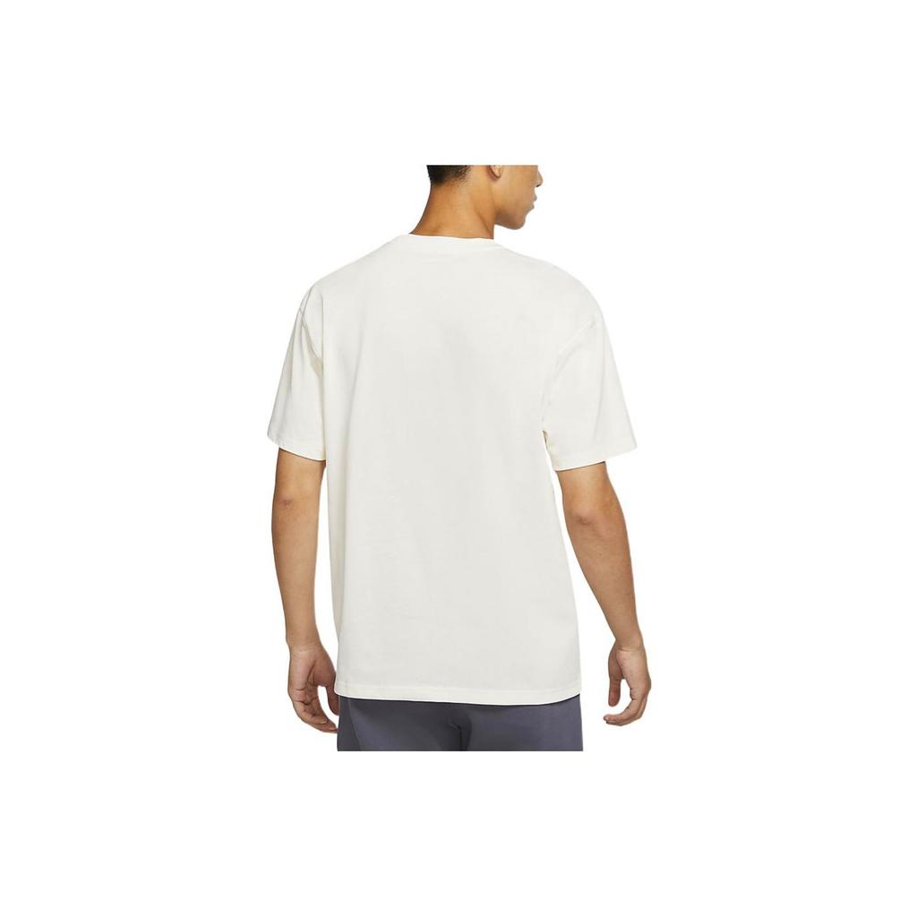 Nike T Shirts Men's White Crew Neck Moderate Straight Fit DM2189-902