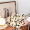 Artificial Flowers Tea Bud Rose Peony Wreath Wedding Wall Bridal Bouquet Home Room Table Garden Diy Gift Archway Decoration prop