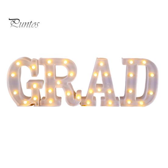 

Выпускные светящиеся буквы 2025 года Выпускные светодиодные буквы Знаки Поздравления Выпускной вечер принадлежности для детского сада Дошкольное учреждение Средняя школа колледж B белый