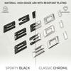 3D Glossy Black Chrome 220i 230i Emblem Badge Letter Rear Trunk Decal Sticker For BMW 2 Series F22 G42 Car Styling Accessories xs8