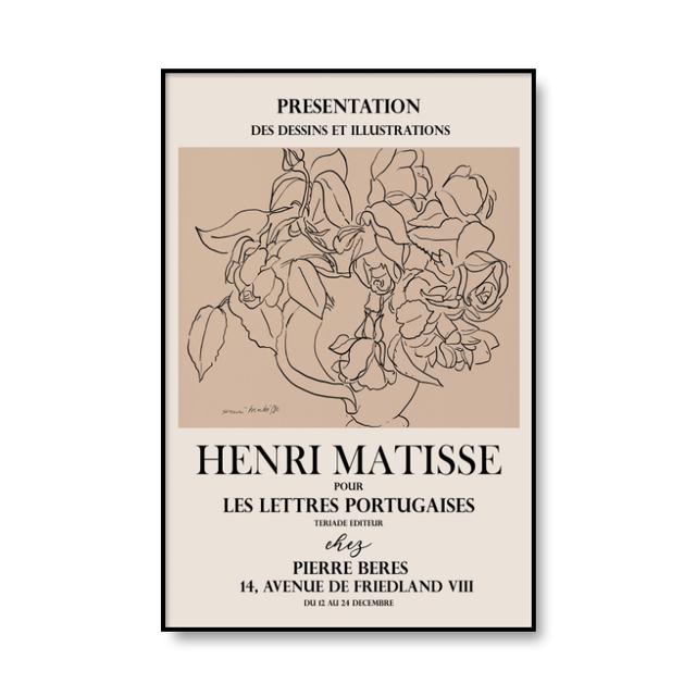 Henri Matisse abstrakte Aktkunst Poster minimalistische Illustration Leinwand Malerei Galerie Druck Wand Bild moderne Zimmer Home Decor