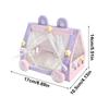 Entzückendes Puppenbett mit Mini-Hauszelt-Spielzeugbett, Indoor-Schreibtischdekorationen für Babypuppen, Mädchen, Kleinkinder, Spielzimmer, Kinderzimmer, Heimgeschenke