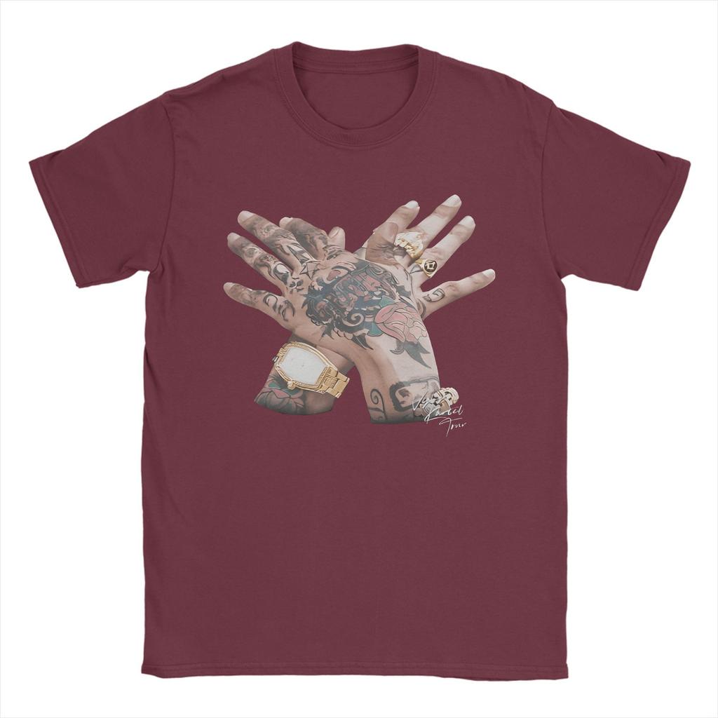 Men Rapper Vybz Kartel Tour 2025 T Shirt Cotton Clothing Vintage Short Sleeve Crewneck Tee Shirt Plus Size T-Shirt