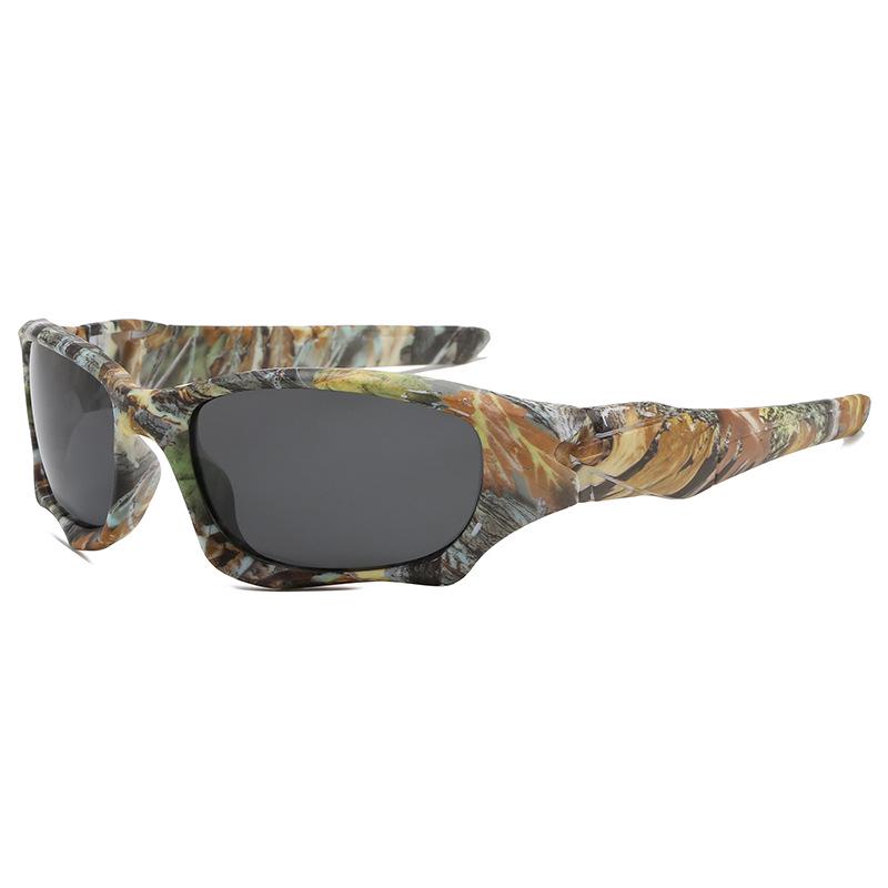 Men's Polarized Tactical Windproof Sunglasses - Military Green, Sports Style