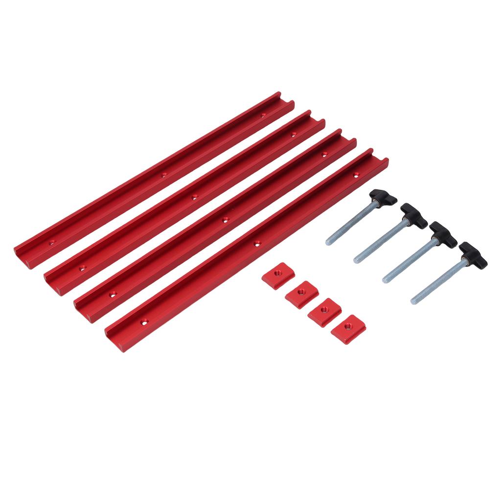 T Slot and M8 Slider Block Set Aluminum Alloy Double Cut Profile Pre Drilled Mounting Holes T Track