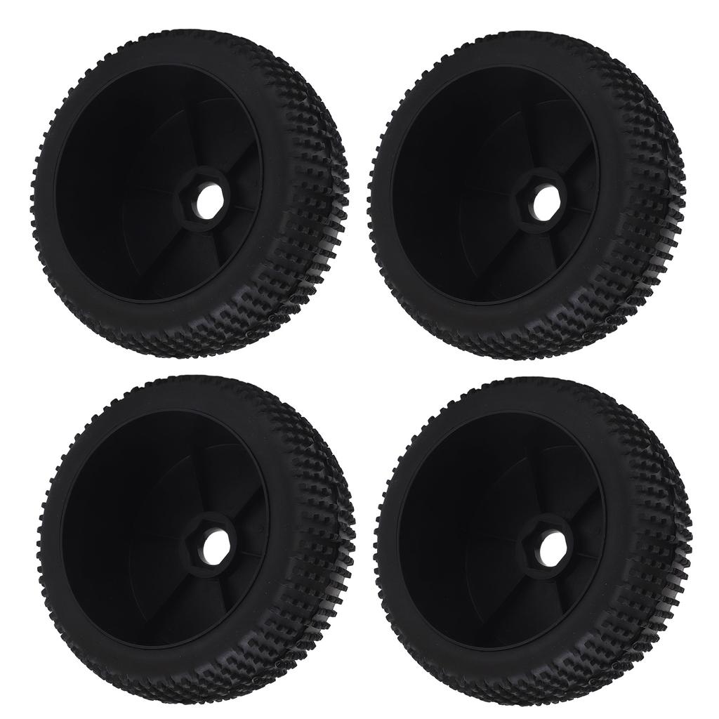 4Pcs RC Car Tire 112 mm Diameter Rubber Tire Plastic Hub Universal RC Car Wheel Tire for 1 8 Models