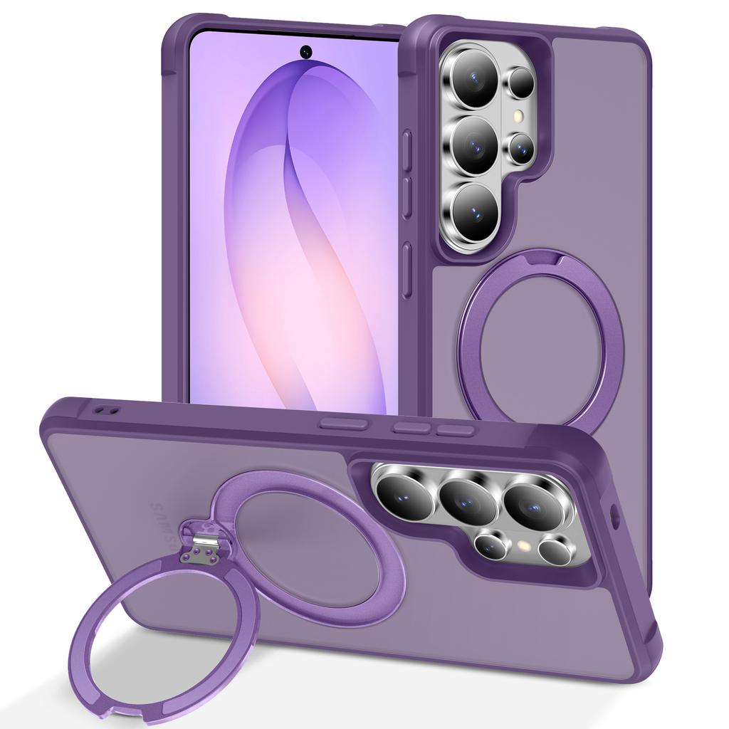 Applicable to Samsung S26Ultra Yingfeng fulcrum magnetic suction bracket mobile phone case S25Ultra anti-drop S24U protective case