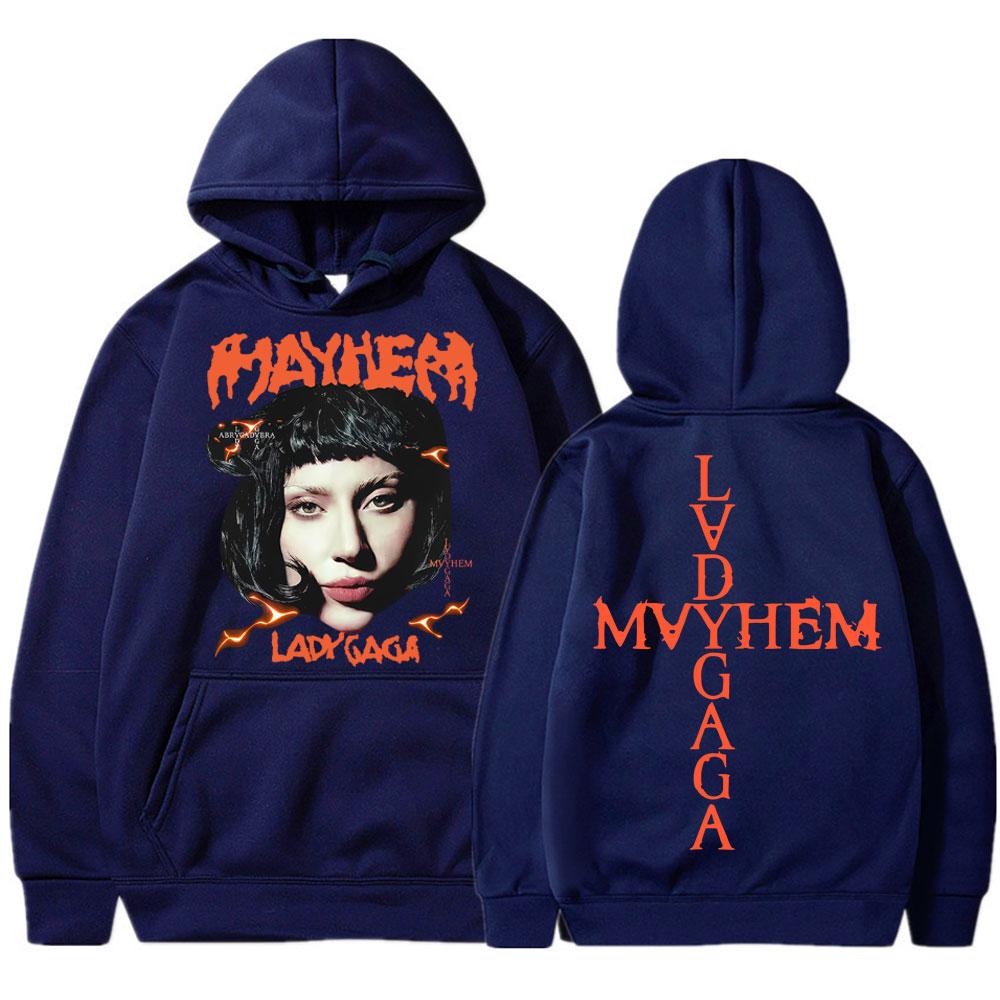 

Lady Gaga The Mayhem Ball Tour 2025 Hoodie Fashion Men Women Retro Trend Sweatshirt Fleece Oversized Y2k Long Sleeve Streetwear 3XL
