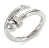 Glänzende Kristall High-End Anlaufgeschützte Mode Geometrische Offene Vergoldete Edelstahlringe für Damen Ehering Schmuck Geschenke