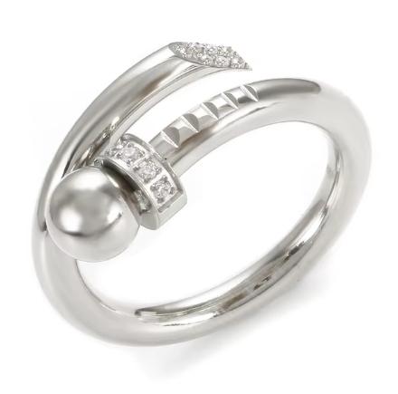 Glänzende Kristall High-End Anlaufgeschützte Mode Geometrische Offene Vergoldete Edelstahlringe für Damen Ehering Schmuck Geschenke