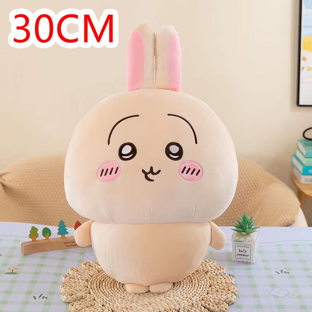 Chiikawa Puppe Hachiware Usaki Plüschtier Niedlich Super Niedlich Kinder Schlafen im Bett Beruhigende Puppe Geschenk