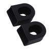 1 Pair 2 pcs Crank Arm Protective Soft Cover Sleeves Boots Bike Accessory (Black)