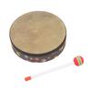 Hand Drum Orff Music Percussion Instrument Portable Drum Instrument with Drumstick 6in
