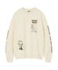 Wacky Willy Spray Graphic Sweatshirt Cream