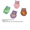 Glitter Owl Squeeze Toy Slow Rebound Stress Relief Clear Bird Sensory Toy Anxiety Relieving Stress Ball Animal Shape Relaxation Tool