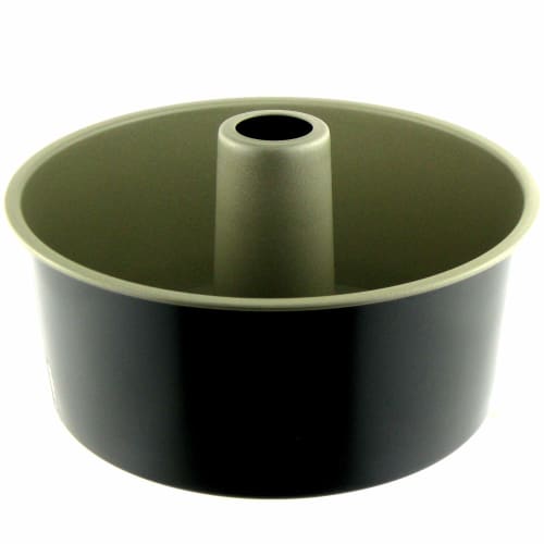Shimotori Seisakusho Black Figure Chiffon Cake Pan with Removable Bottom, 21cm, Made In Japan, D-061