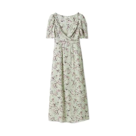 SNIDEL Sustaina Rayon Cachecoeur Dress SWFO252017 Women s