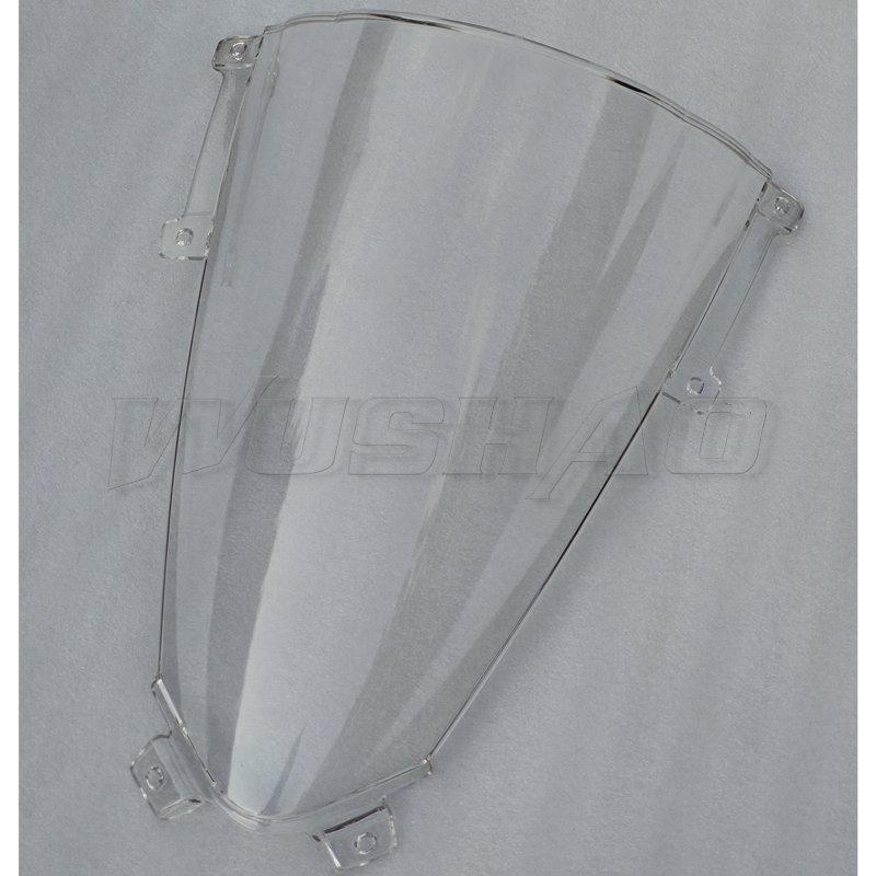 

Motorcycle Double Bubble Windshield WindScreen Screen For 2018 Ducati Panigale V2 V4 R S V4R V4S Grey чистий