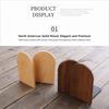 Anti-Slip Wooden Bookends Solid Wood Book Supports Minimalist Book Holders  Gift