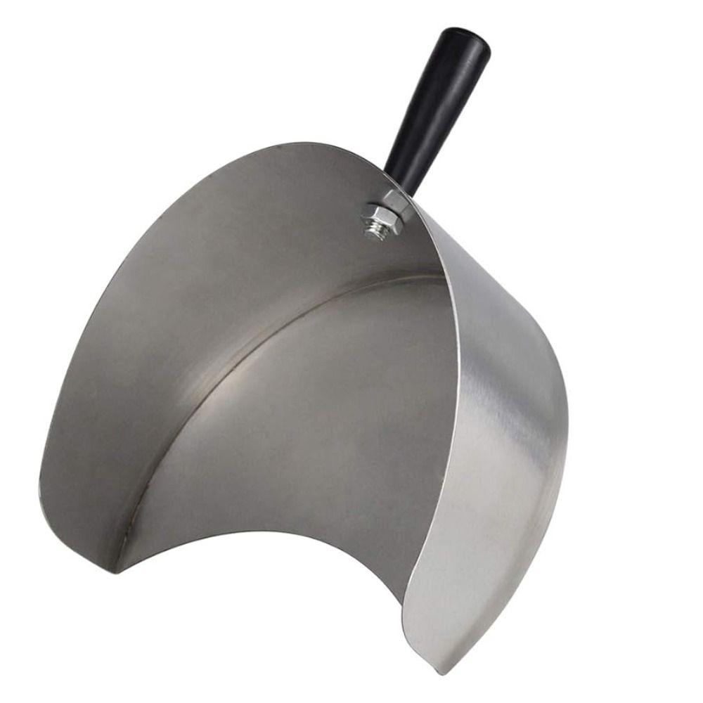 Crescent Shape Barbecue Shovel Handheld Meat Catcher Practical Rotisserie Catch Pan  Restaurant