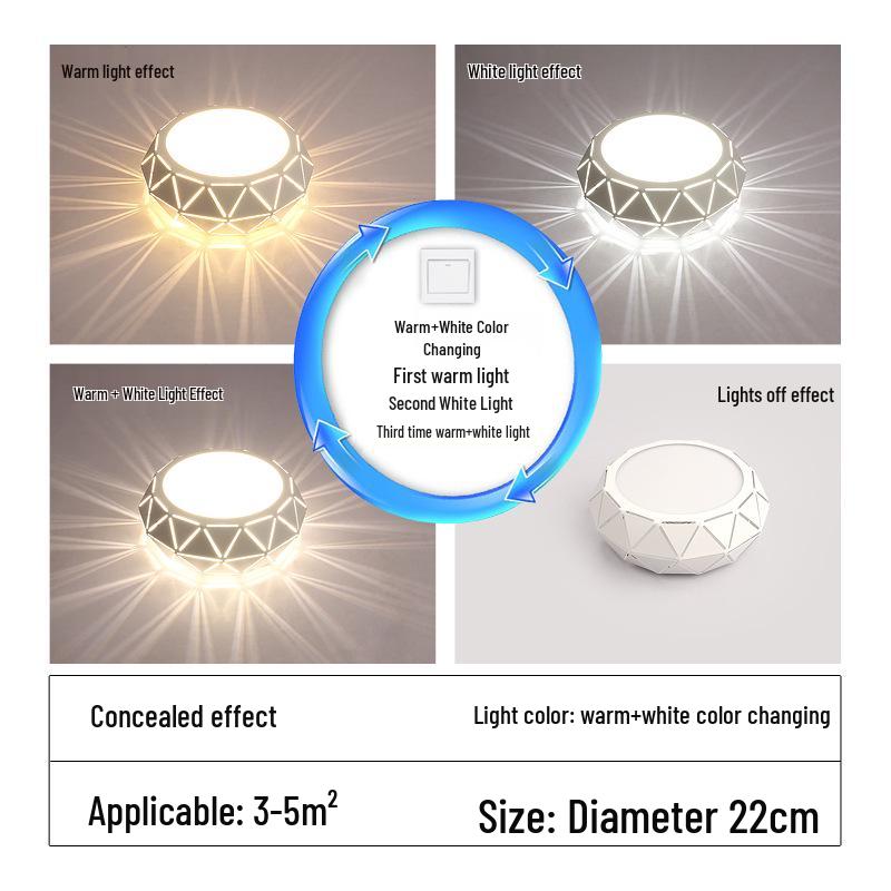 Modern Embedded Corridor Downlight - Creative Spotlight for Foyer & Hallway Ceilings