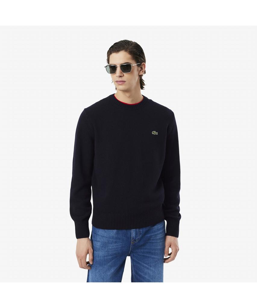 LACOSTE Men'S Wool Crew Neck Sweater Ah2916-55N 166