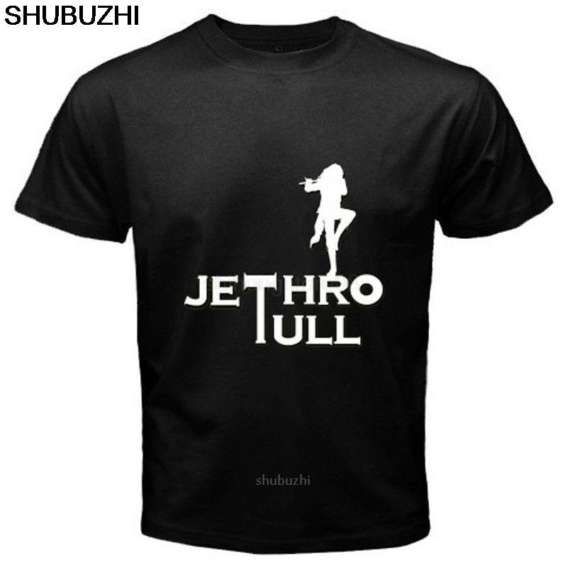 

Fashion New JETHRO TULL IAN ANDERSON Aqualung Flute Mens Black TShirt Men T Shirt Print Cotton Short Sleeve Tshirt sbz8224 4XL