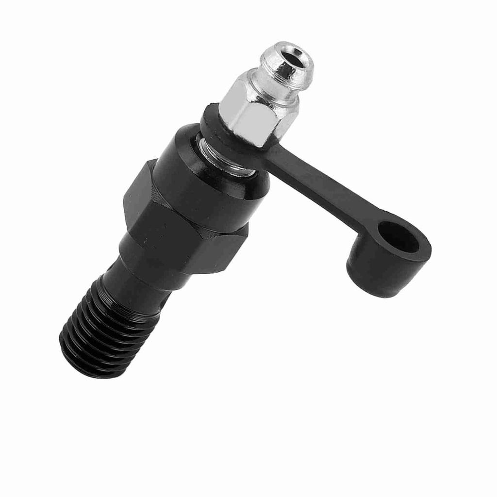 M10x1.0mm Motorcycle Brake Master Caliper Bleed Screw Nipple Banjo Dust Black