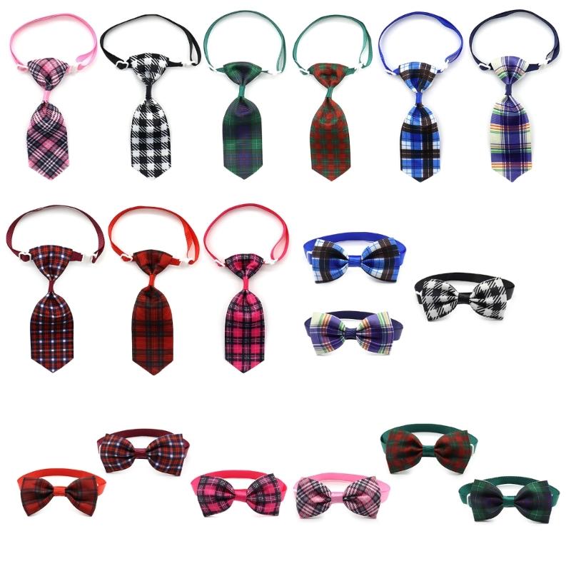 Cats Costume Collar for Wedding Dog Tie Party Wear Bowtie Collar Photoshoots Formal Necktie Pet Accessories