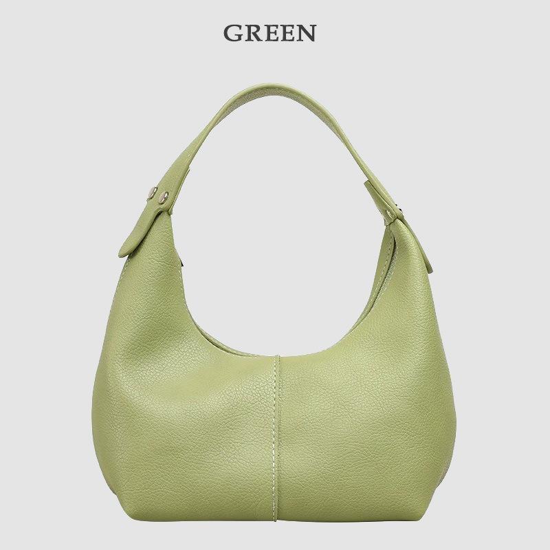Classic Pebbled Leather Tote Shoulder Bags, Minimalist Underarm Purse, Versatile Casual Handbag for Everyday Use & All Occasions