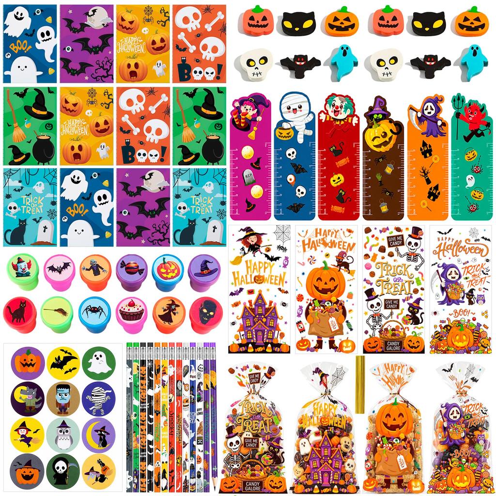 84pcs Halloween Stationery Gifts Trick or Treat Party Favor for Halloween Party Supplies