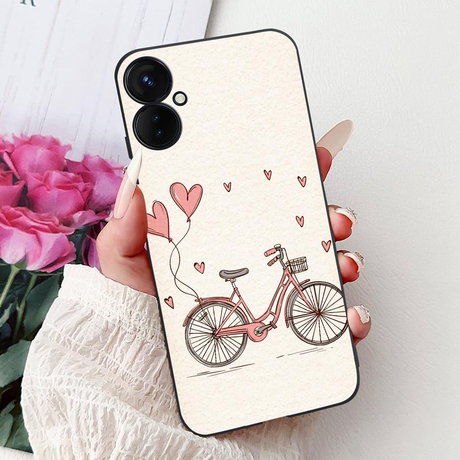 For Tecno Spark 9 Pro Case Spark9 Pro KH7n New Luxury Painted Cover Soft Silicone Phone Case For Tecno Spark 9T Spark9T KH6 Bags