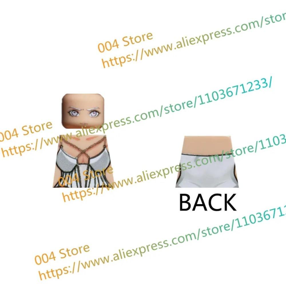 18+ Adult Building Block MOC Anime Action Figure Sexy Model Date Cartoon Swimwear Girl Hair Kit Ornament Toy Gift Collection F31