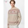 Lambswool Fair Isle Crew Neck Sweater