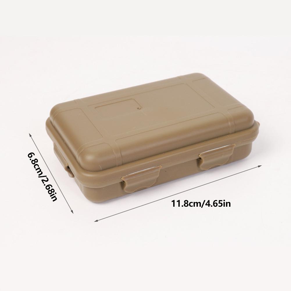 Velikost S/L/XL Venkovní Plastová Vodotěsná Uzavřená Survival Box Kontejner EDC Box na Nářadí Kempingová Cestovní Úložná Box Taška na Rybářské Potřeby