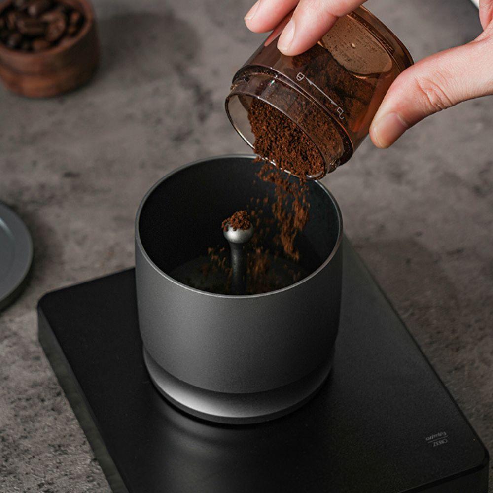 58mm Espresso Dosing Funnel Universal Coffee Powder Collector Coffee Dosing Cup  Portafilter