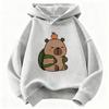 Nieuwe Kawaii Capybara Kinder Hoodie Sweatshirt Schattige Hoody voor Jongens Meisjes Lente Casual Hoodies