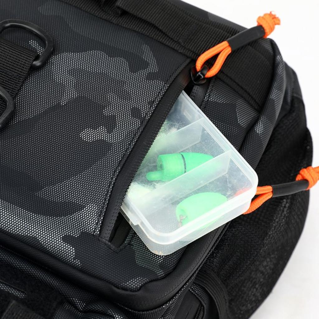 Crossbody Bag Unisex Nylon Multi Pocket Fishing Outdoor