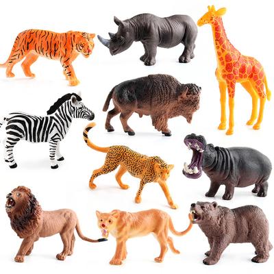 Animal Toys Small Hollow Simulation Mini Animal World Wildlife Model Doll Ornament