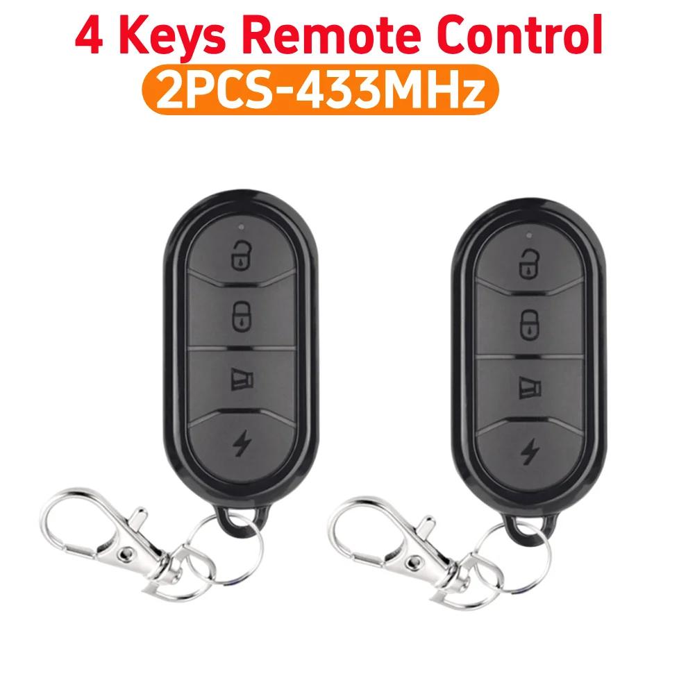 315 MHz/433 MHz Clone Remote Control Universal Copy Remote Controller 4 Buttons Replacement Key Fob for Vehicle Car Remote