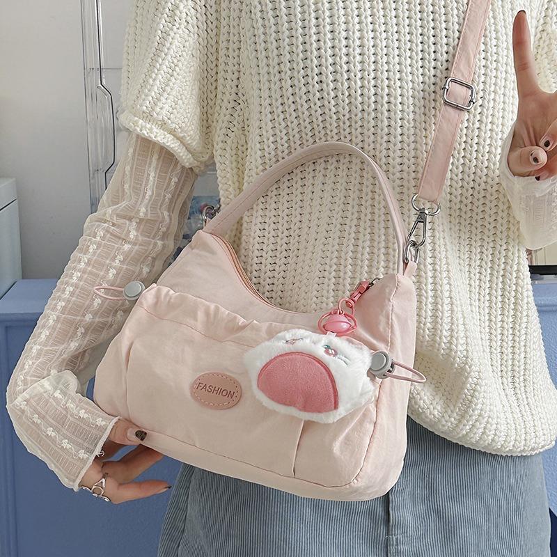 Niche Dumpling Bag New Casual Messenger Bag Fashionable Simple High Texture Girl Portable Shoulder Dumpling Bag