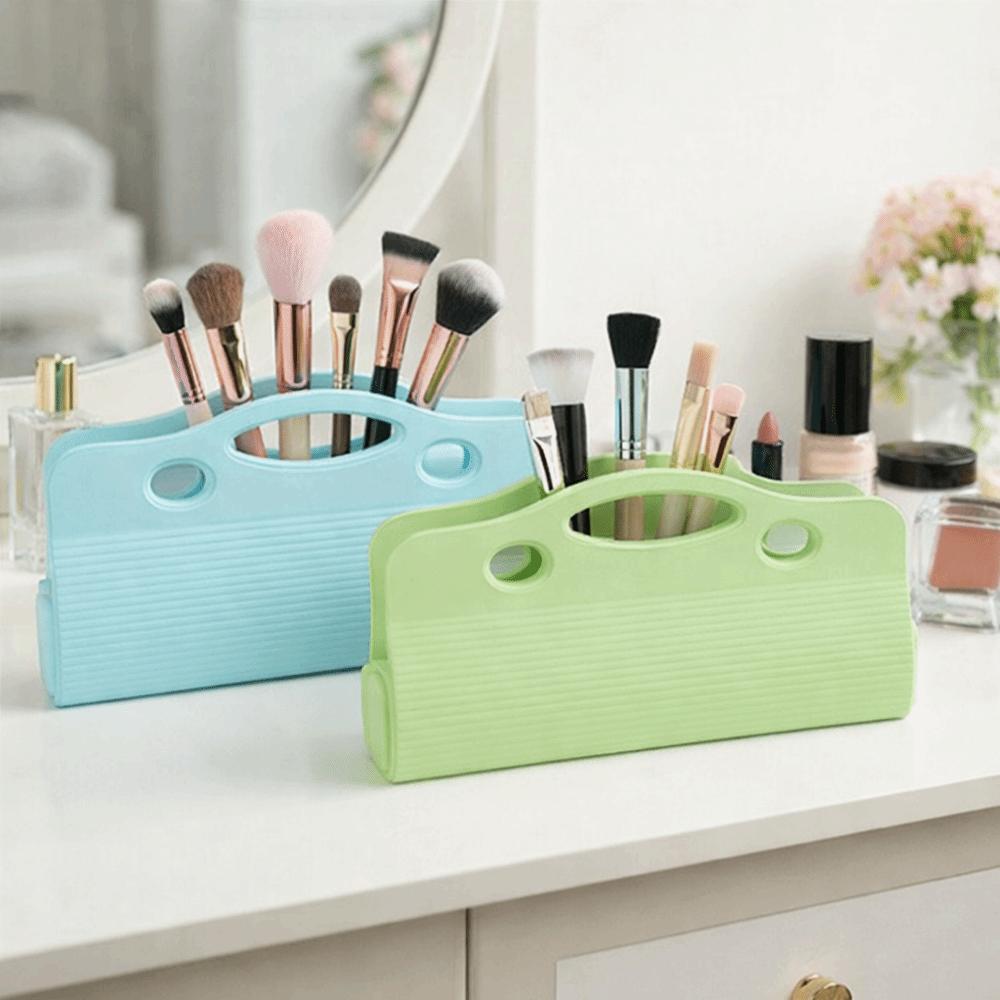 Solid Color Cosmetic Storage Bag Dust-proof Makeup Brush Case Makeup Brush Storage Bag  Travel