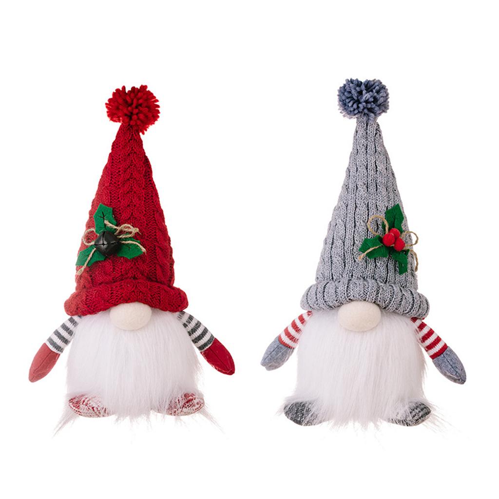 Christmas Decorations Glowing Swedish Gnomes with LED Light Scandinavian Nisse Tomtes Elf Doll for Holiday Party Decor