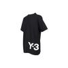 Y-3 T-Shirts Men's Black Crew Neck Moderate Straight Fit HG6093