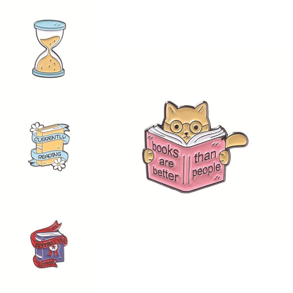 Cat Alloy Contemporary Magic Book Brooch Fashion Pin For Men And Women In Styles Trendy