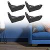 4 Pezzi Gambe per Mobili Fai da Te Rialzi per Letto Decorazione Decorativa Costruzione Stabile Piedi di Ricambio