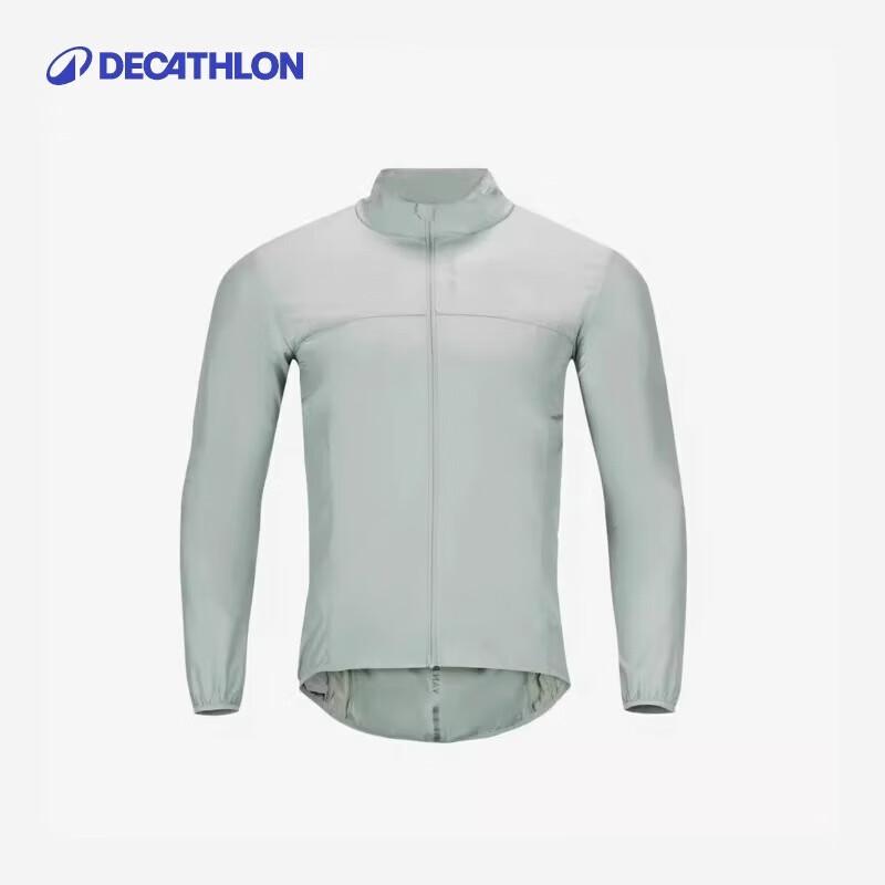 Decathlon Men s Road Cycling Long Sleeve Windproof Jacket 2XL
