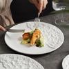 10.6-inch Ceramic Rock Pattern Dinner Plate