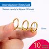Six-Hole Metal Binder Rings - Multi-Hole Loose Leaf Binding Clip